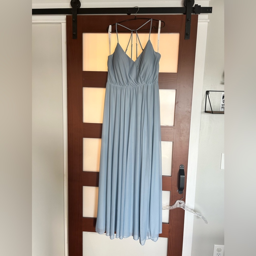 Azazie Dusty Blue Bridesmaid Dress
